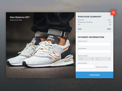 Daily UI Challenge #002 - Credit Card Checkout daily ui form sign up