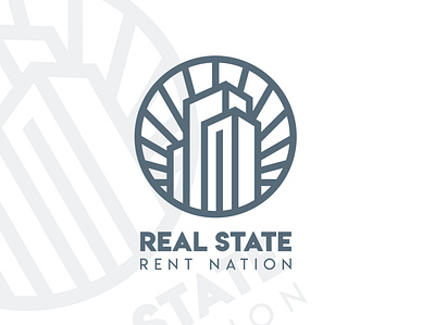 Real State Logo design icon illustration logo realestate