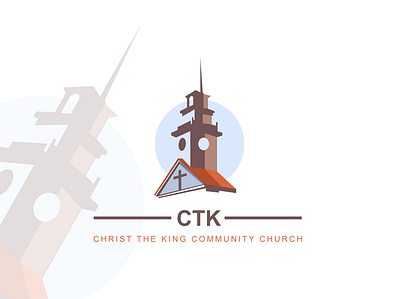Church Logo design icon illustration logo realestate