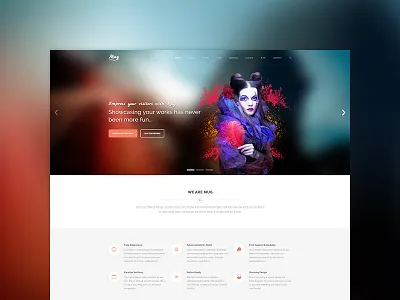 Mug - Creative One Page Multi-Purpose WordPress Theme creative envato flat multipurpose onepage portfolio themeforest ui ux webdesign wordpress wordpress theme