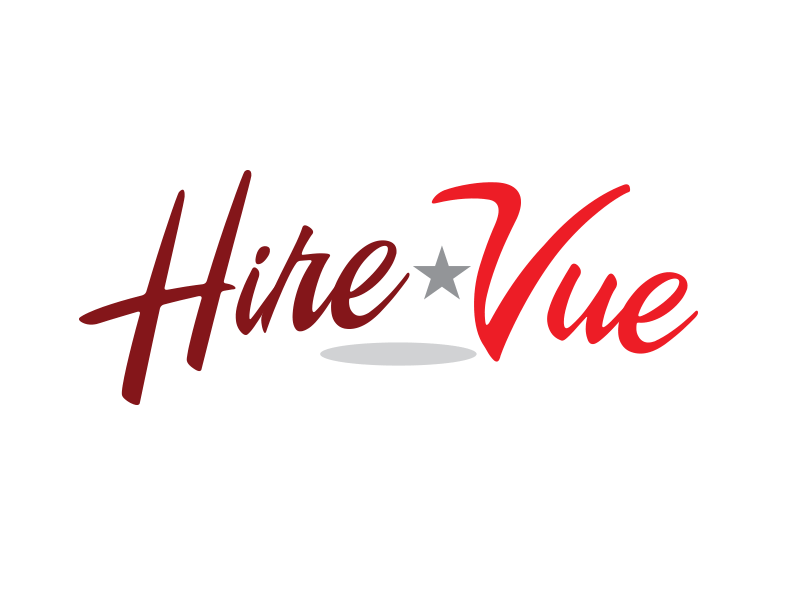 HireVue logo color mods animated font gif gray handwriting hirevue logo red script star white
