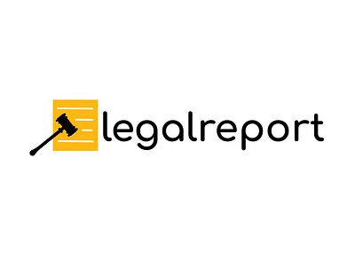 Logo for a legal online newspaper. logo