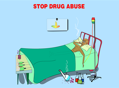 Drug Abuse Campaign 1 illustration