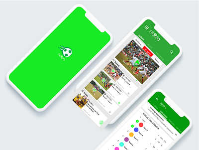 Ndiba Sports app ui