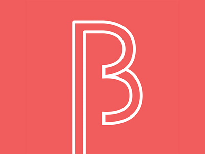 Betabunch // Concept Logo Design brand branding clean curve flat identity logo