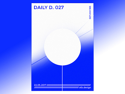Ø abstract art challenge circle daily everyday flat illustration poster