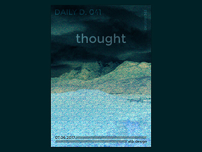 thought abstract art challenge daily everyday illustration poster