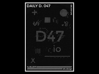 +$D47&* abstract art challenge daily everyday illustration poster