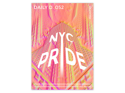 🅝🅨🅒 🅟🅡🅘🅓🅔 abstract art challenge daily everyday illustration poster pride