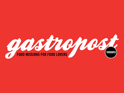 Gastropost branding logo