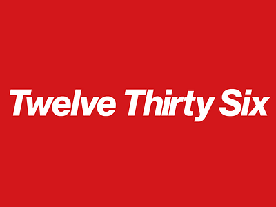 Twelve Thirty-Six Logo