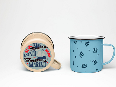 print and lettering on mugs art branding design illustration illustrator lettering logo minimal type typography