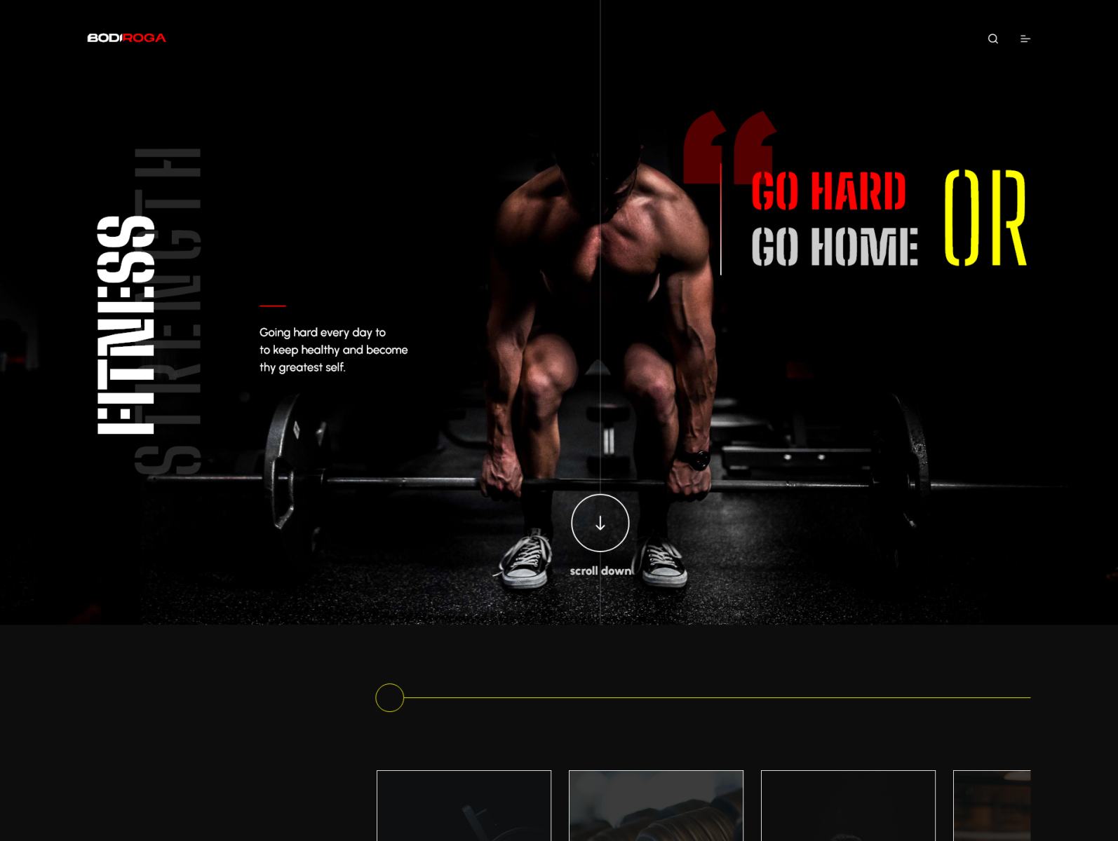 Bodiroga Gym Website Concept - 2 by Allen Ojuka on Dribbble