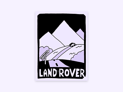 Land Rover poster