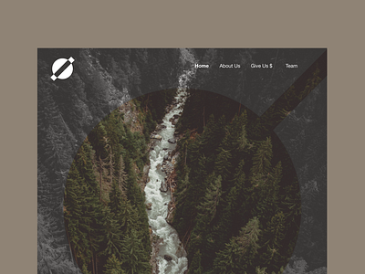 Another design of the river homepage