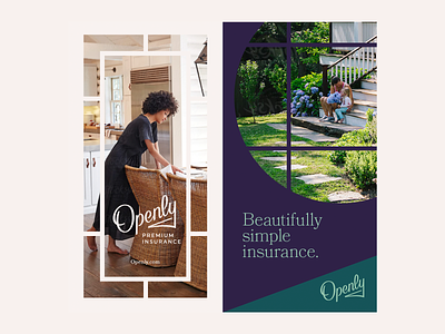 An Open Window brand identity brand system branding insurance visual design visual identity