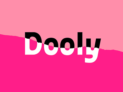 Holy Dooly b2b bold branding case study identity logo logotype pink