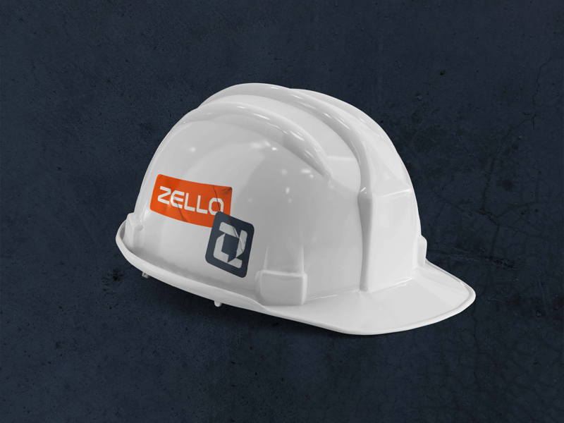 Protect Your Noggin branding construction hard hat logo mockup