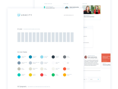 Udacity UI Kit focus lab interface design reference style guide tools udacity ui ui design ui kit user interface web design