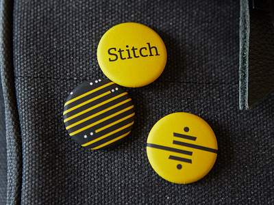 Stitch Buttons brand identity branding data identity design logo design spool stitch thread