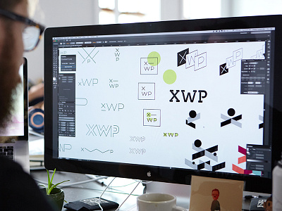 XWP Brand Identity Exploration brand identity branding flexiable brand focus lab logo logotype xwp