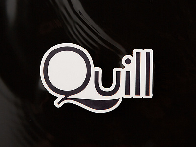 Quill is alive! branding identity design logotype quill text editor website design