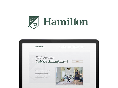 Hamilton branding focus lab identity design web design