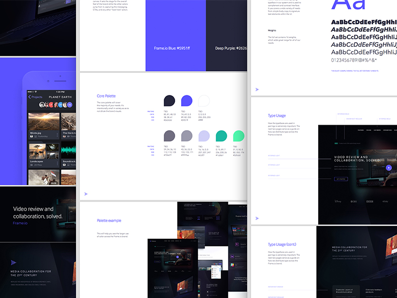 Frame Style Guide by Focus Lab + Odi on Dribbble