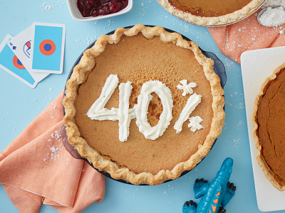 Time for pie! 40 40 percent brand assets coupon coupon code design assets discount focus lab made by sidecar madebysidecar photo bundles pie sidecar sketch products style guides