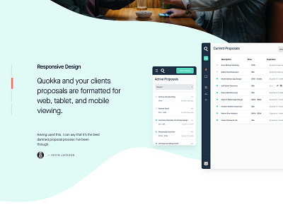 Quokka is LIVE! agency tools focus lab proposal proposals quokka responsive saas