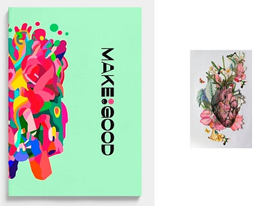 Make Good: dribbble + ello project collage collage art illustration magazine