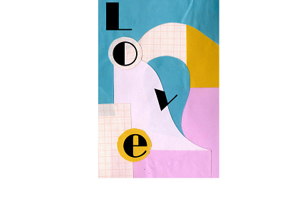 love collage collage art design typography