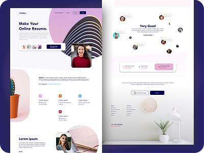 CVMaker- CV Creation Web Page