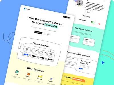 SaaS: Landing Page branding design illustration typography ui ux web website