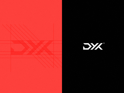 DYX logo clothing lettermark logo logo design monogram simple