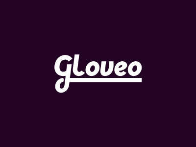 Gloveo glovelo identity logo logotype media type typography wordmark