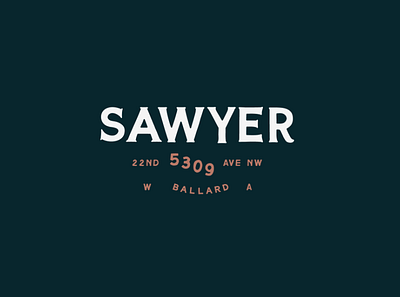 Sawyer balalrd brand logo restaurant seattle