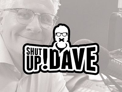 SHUT UP DAVE Podcast - Logo Design