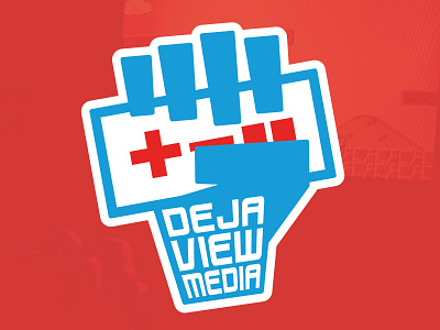 DEJA VIEW MEDIA - Logo Design branding controller design fist icon illustration logo louisiana vector video game video games