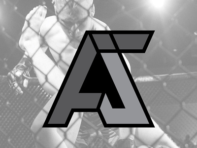 PROFESSIONAL MMA FIGHTER AJ FLETCHER - Logo Design branding design flat icon logo louisiana mixed martial arts mma vector