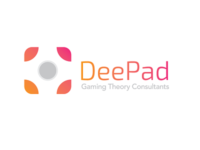 Deepad Concept controller d pad for fun gaming gradient logo