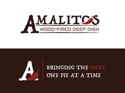 Amalitos concept deep dish logo logo design pepper pizza reddit