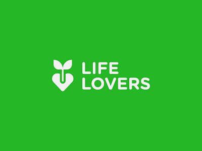 Life Lovers 💚🌱 brand brand identity branding creative design icon identity illustration illustrator l leave life logo logotype love mark minimalist smart typography visual identity