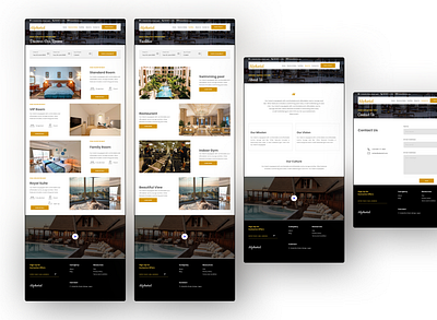 Alphotel Screens ui ux web