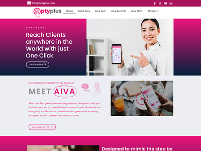 Optyplus Website Design