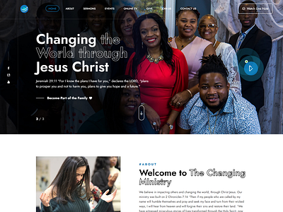 Website for the Changing Ministry