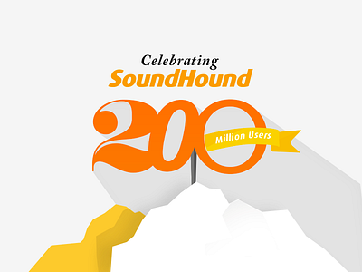 SoundHound 200 Million Users anniversary celebrate flat