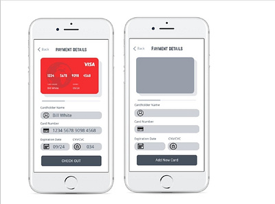 Daily UI 002 - credit card check out ui