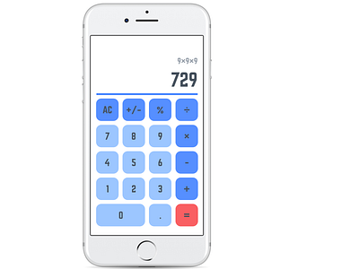 DailyUI#004 - Calculator