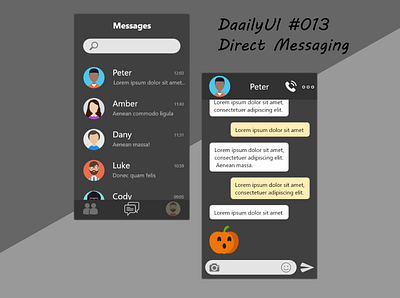 DailyUI #013 - Direct Messaging